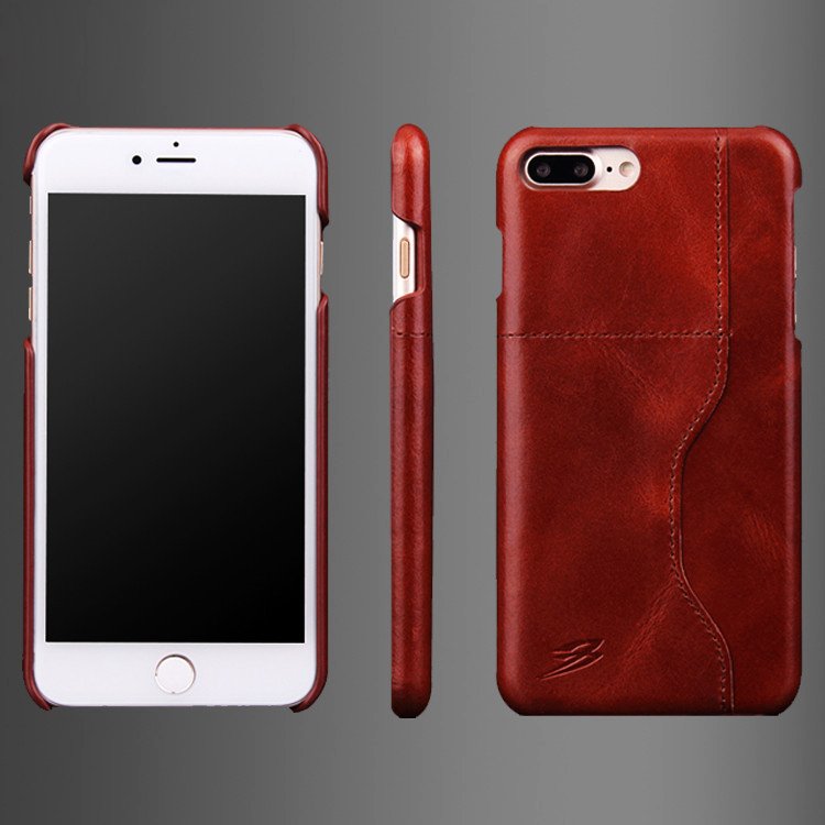 Genuine Leather iPhone Card Case