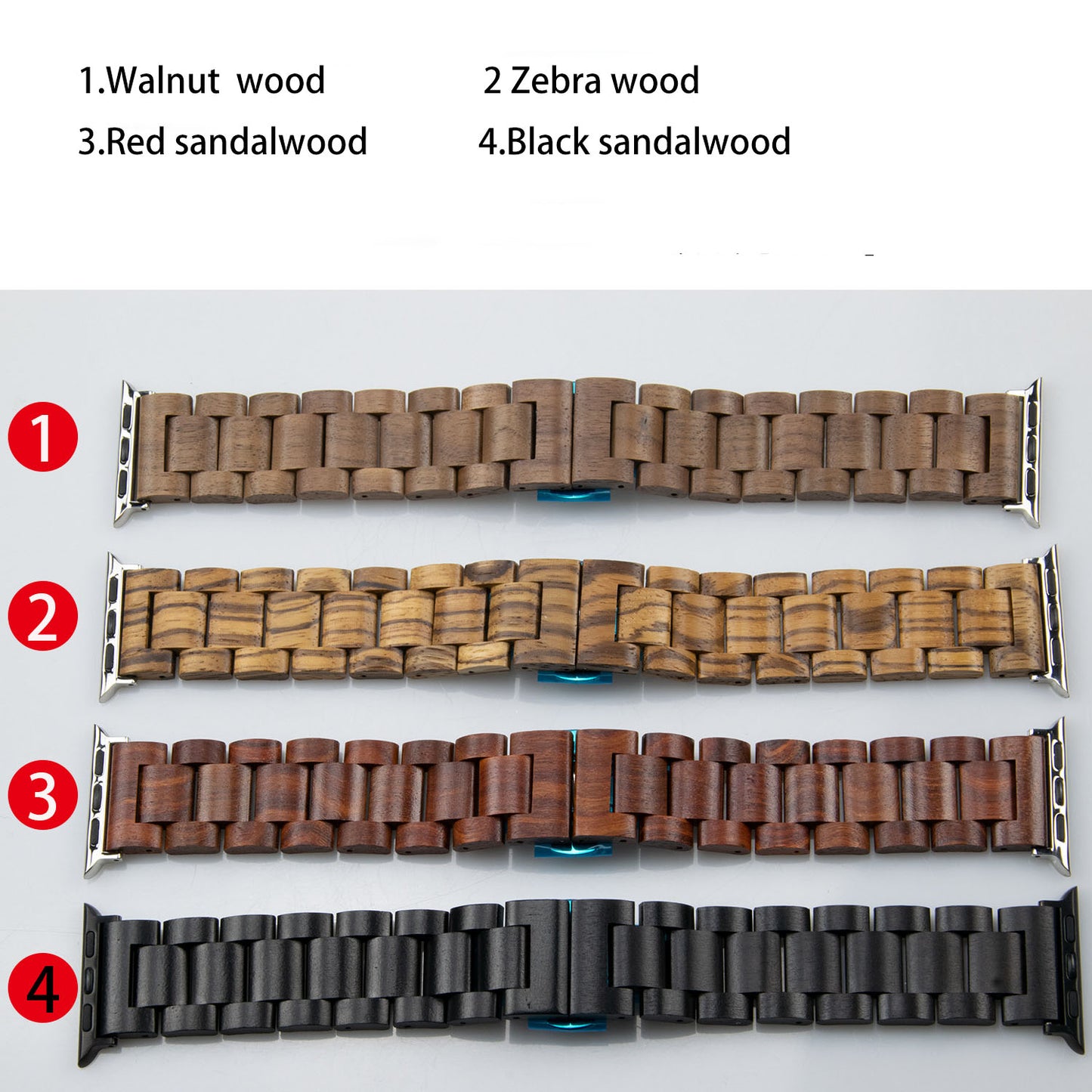 Handmade Wooden Apple Watch Band