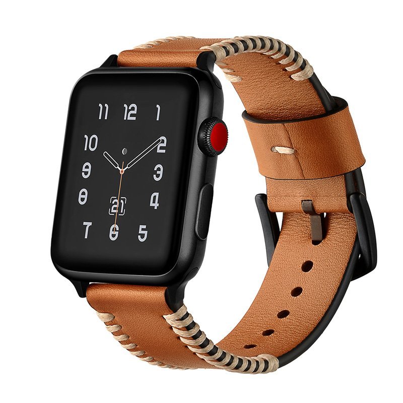 Sewing Process Leather Apple Watch Band