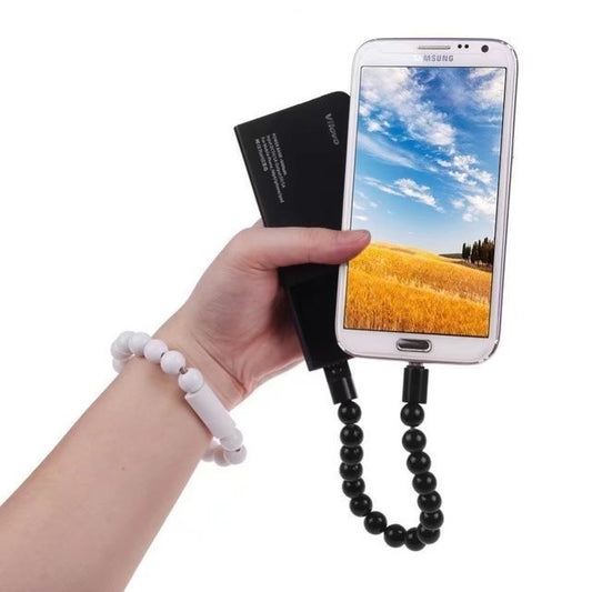 Beads Bracelet Micro USB Charging Cable