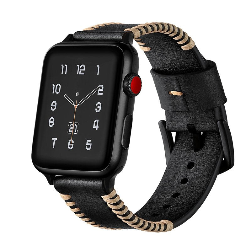 Sewing Process Leather Apple Watch Band